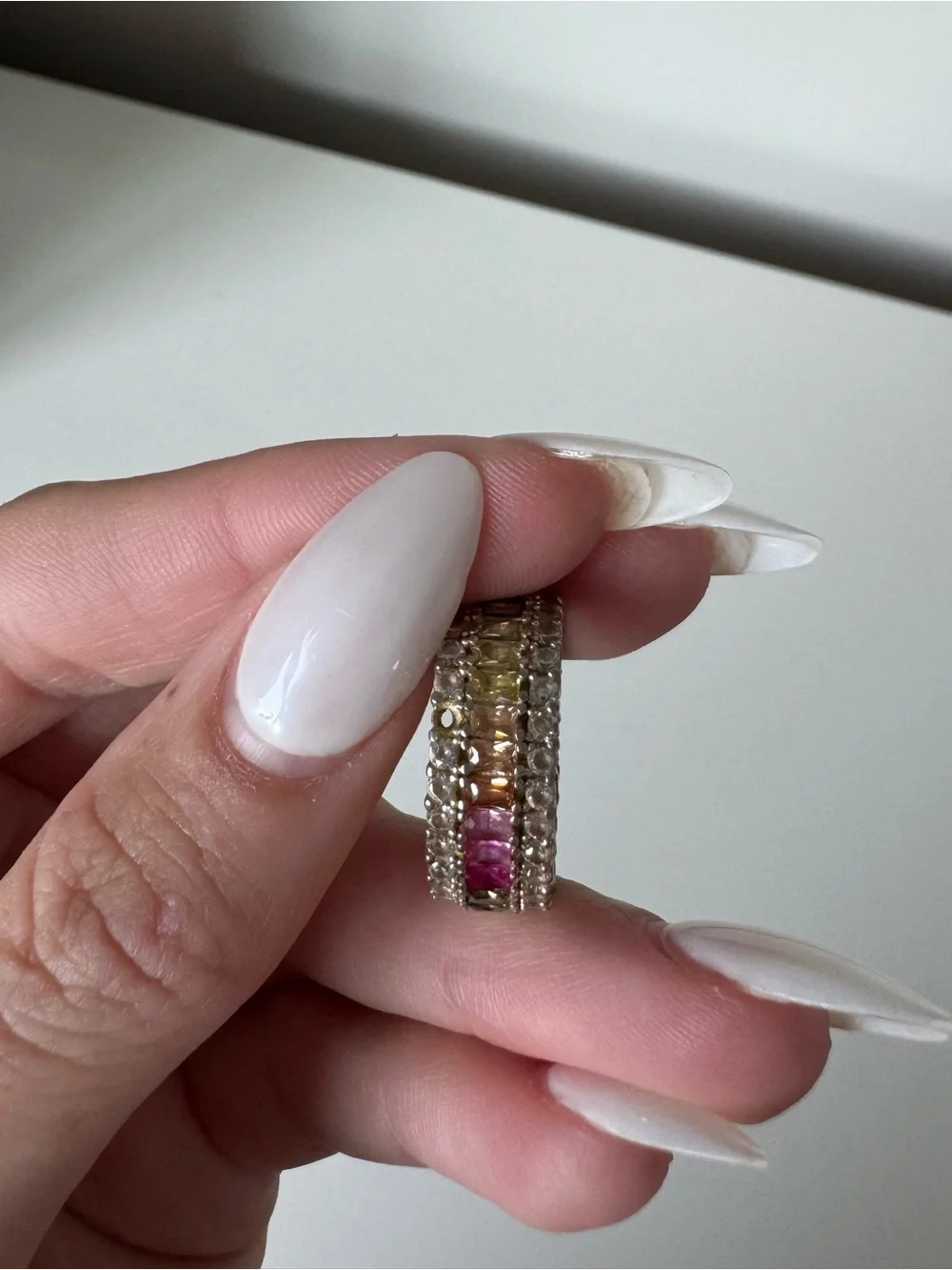 The M Jewelers x Revolve Multicolor Diamond Ring | Size 7 Gold